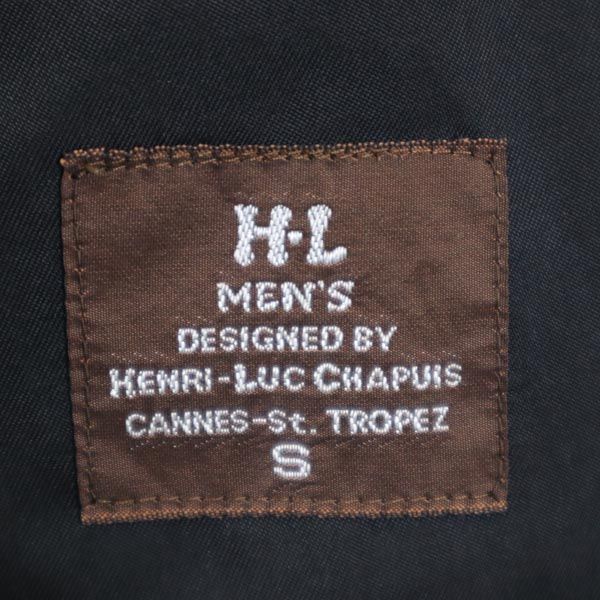 henri luc chapuis アンリリュシャピュイ コーデュロイ テーラードジャケット S 黒 メンズ