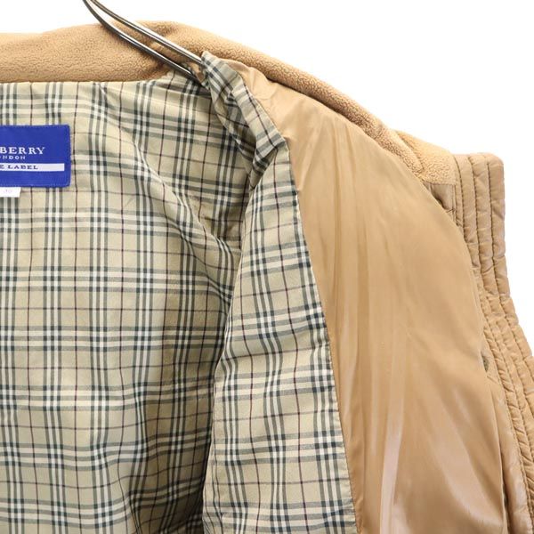 バーバリーブルーレーベル 三陽商会 ダウンジャケット 38 ベージュ系 BURBERRY BLUE LABEL レディース