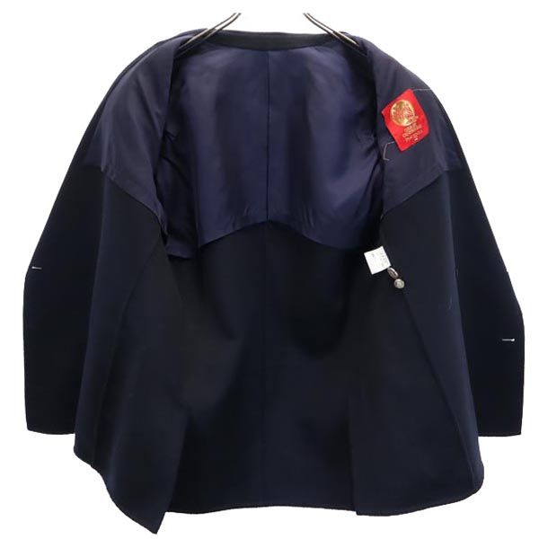 GREAT CASHMERE カシミヤ100％ 長袖 テーラードジャケット ネイビー メンズ