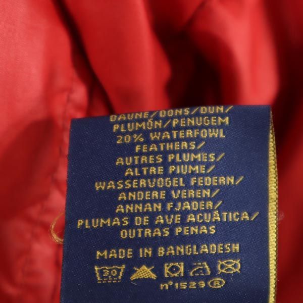 POLO JEANS COMPANY ポロジーンズカンパニー ダウンジャケット XL 赤 レディース