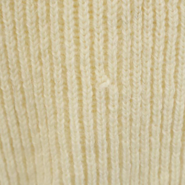 Kerry woollen mills ケリーウーレンミルズ イギリス製 長袖 ウール セーター 36 アイボリー ニット レディース