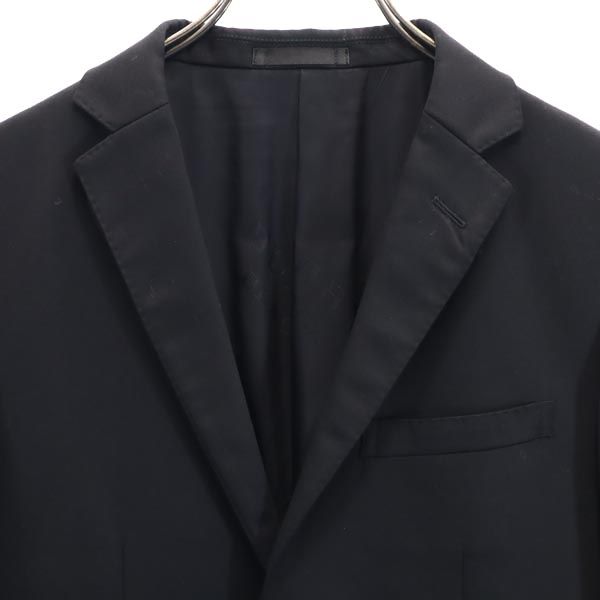 BURBERRY BLACK LABEL バーバリーブラックレーベル 三陽商会 ウールブレンド テーラードジャケット S ネイビー系 メンズ