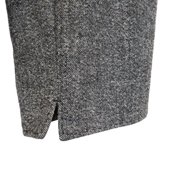 K.T KIYOKO TAKASE ケーティーキヨコタカセ 日本製 ウール ノーカラー ジャケット 9 グレー レディース