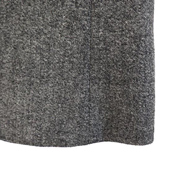 K.T KIYOKO TAKASE ケーティーキヨコタカセ 日本製 ウール ノーカラー ジャケット 9 グレー レディース