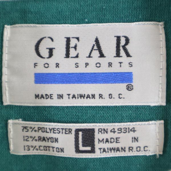 GEAR ギア 長袖 スウェットパーカー L グレー系 裏起毛 メンズ