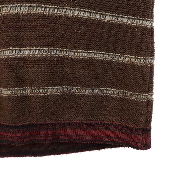 glamb グラム 総柄 長袖 セーター 3 ブラウン系 ニット メンズ