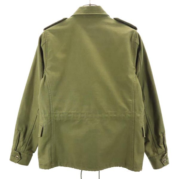 HYKE ハイク 日本製 ミリタリージャケット S カーキ メンズ