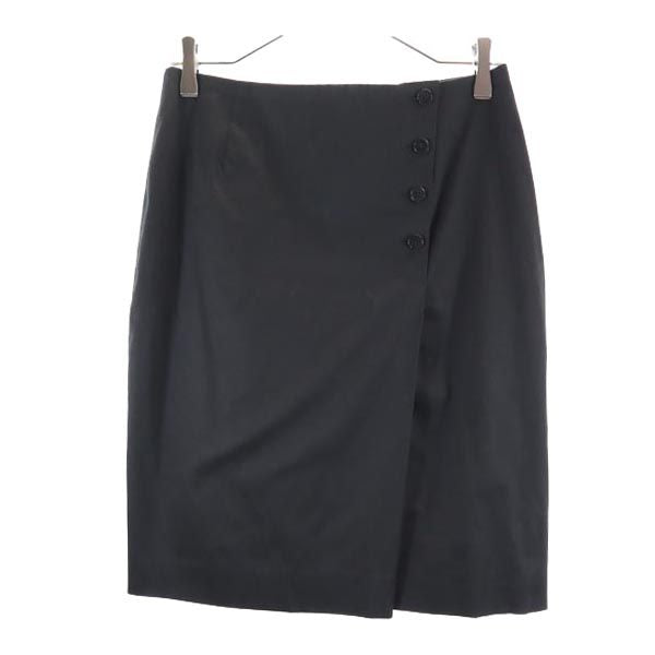 HUGO BOSS ヒューゴボス スカートスーツ 上下 セットアップ US 0／4 ブラック テーパードジャケット レディース