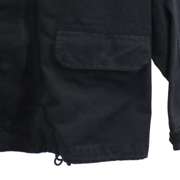 WACKO MARIA ワコマリア 日本製 バック 刺繍 ボアファーライナー付き ミリタリージャケット M ブラック系 メンズ