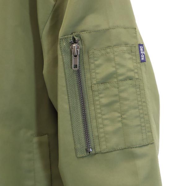 Denime ドゥニーム フライトジャケット S カーキ メンズ