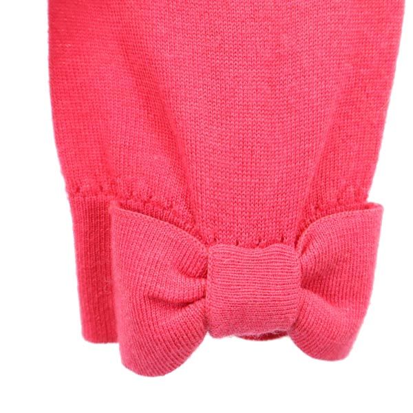 Kate Spade ケイトスペード 7分袖 ニット カーディガン S ピンク レディース