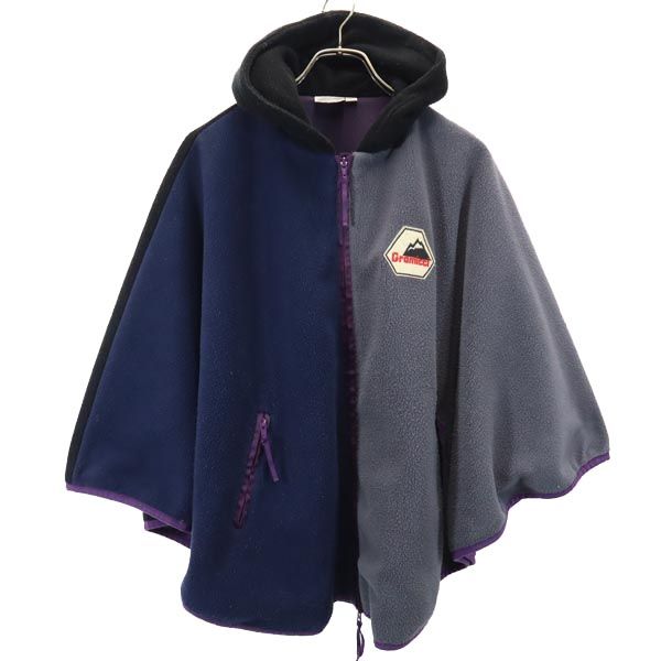 Gramicci グラミチ フリース ポンチョ F ネイビー レディース