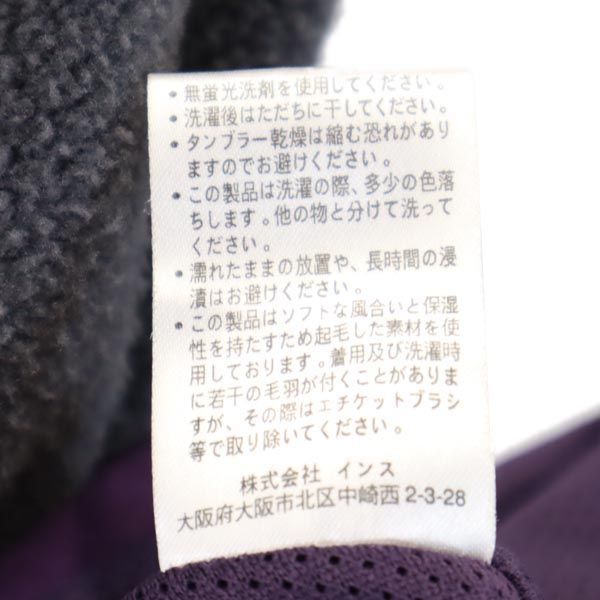 Gramicci グラミチ フリース ポンチョ F ネイビー レディース