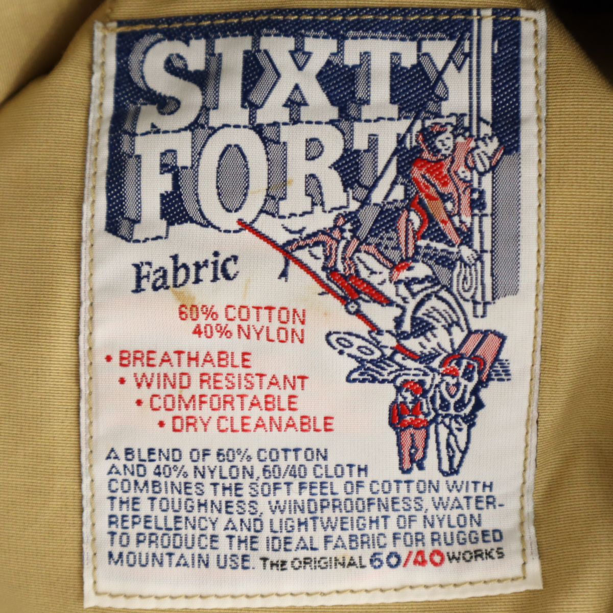 WASTE(TWICE) ウェストトゥワイス 60/40 ロクヨンクロス ツイード ハンティングジャケット 1 ベージュ メンズ