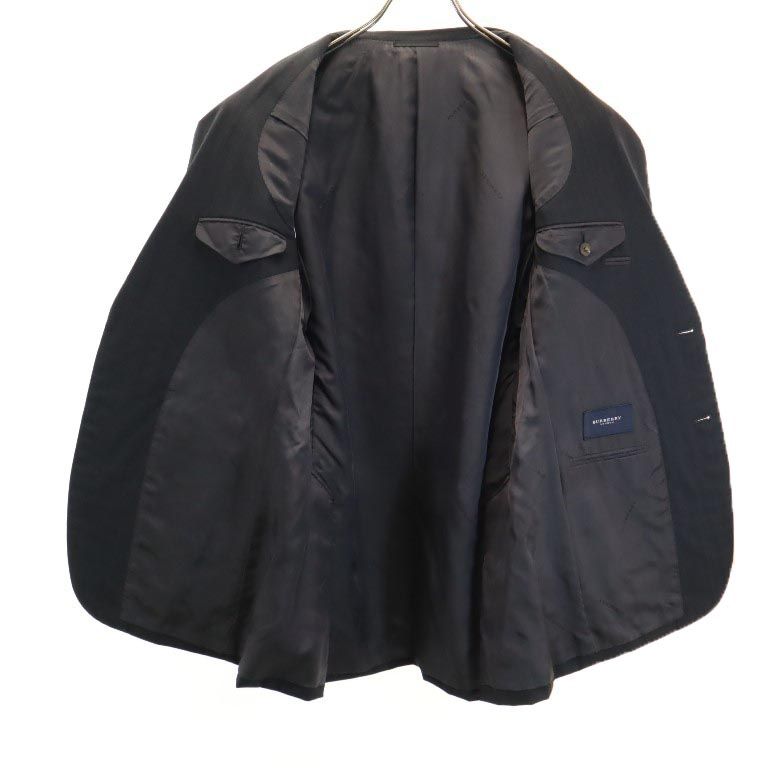 BURBERRY バーバリー 三陽商会 日本製 ウール ストライプ柄 スーツ 上下 セットアップ 94-82-175 グレー系 メンズ