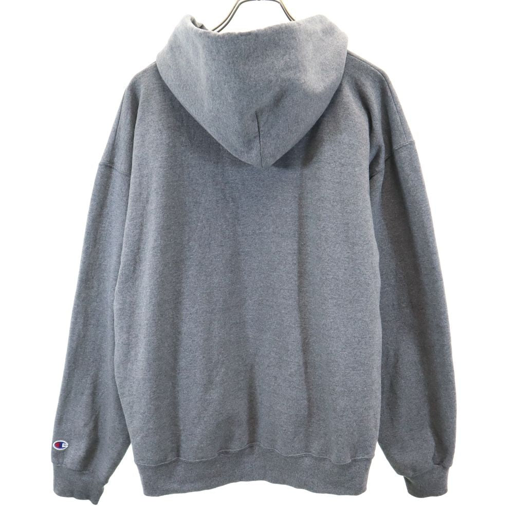 Champion チャンピオン 長袖 スウェットパーカー L グレー 裏起毛 メンズ