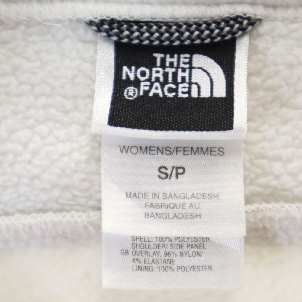 THE NORTH FACE ノースフェイス アウトドア フリースジャケット S 白×グレー レディース