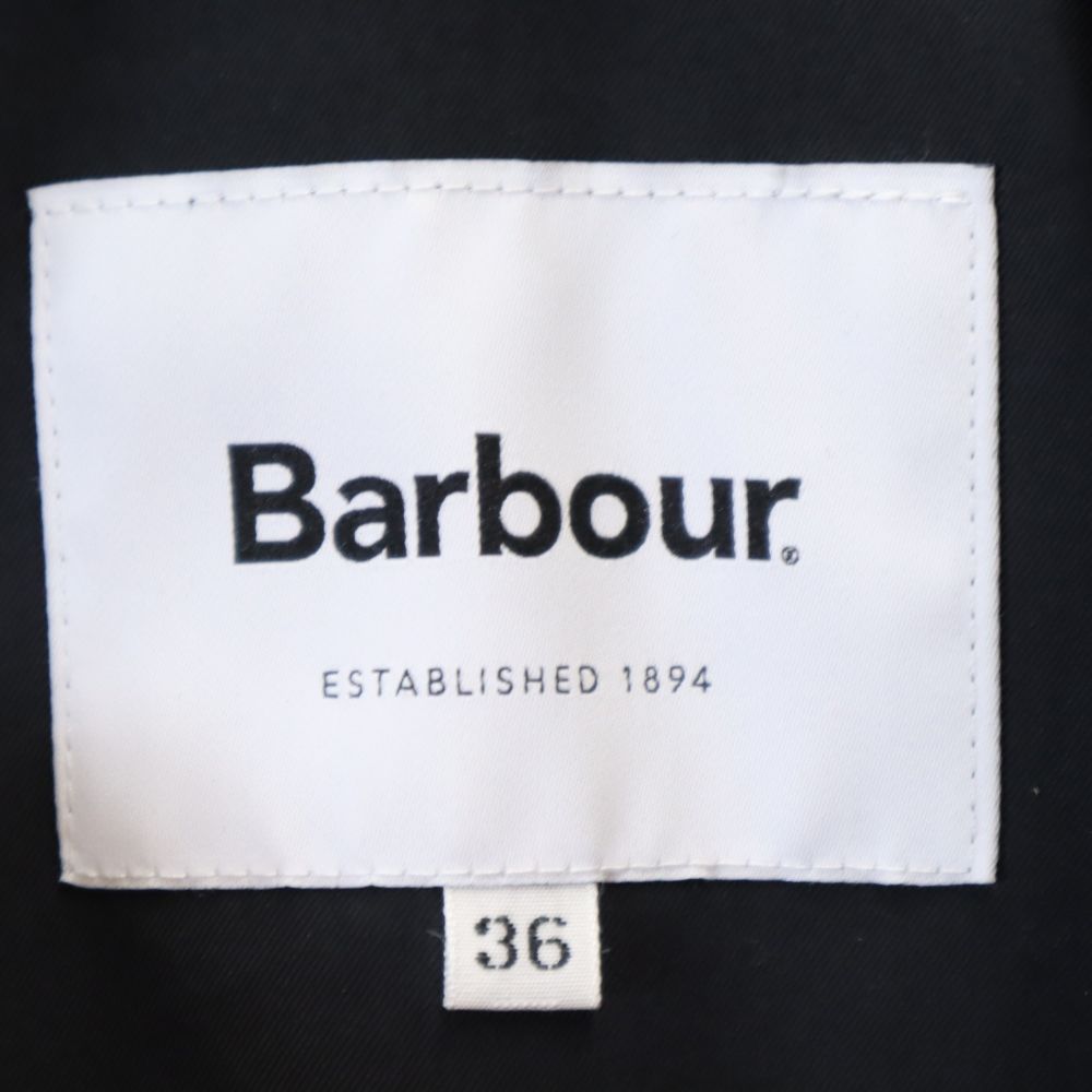 バブアー ジャケット 36 黒 Barbour 襟コーデュロイ 2201241 メンズ