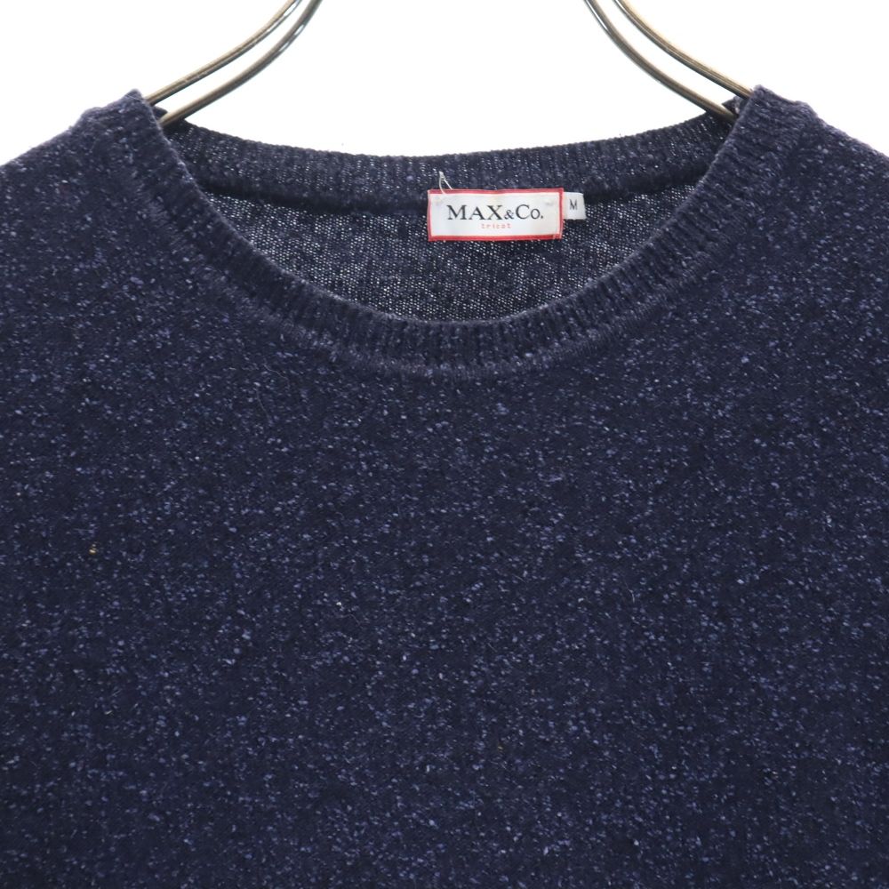 MAX&CO マックスアンドコー 半袖 ニット M ネイビー系 カットソー レディース