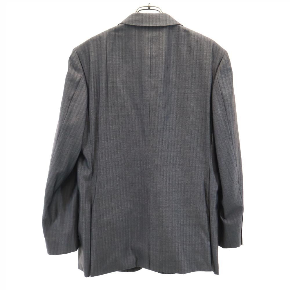 Durban ダーバン 日本製 ストライプ柄 テーラードジャケット 96AB5 グレー系 メンズ