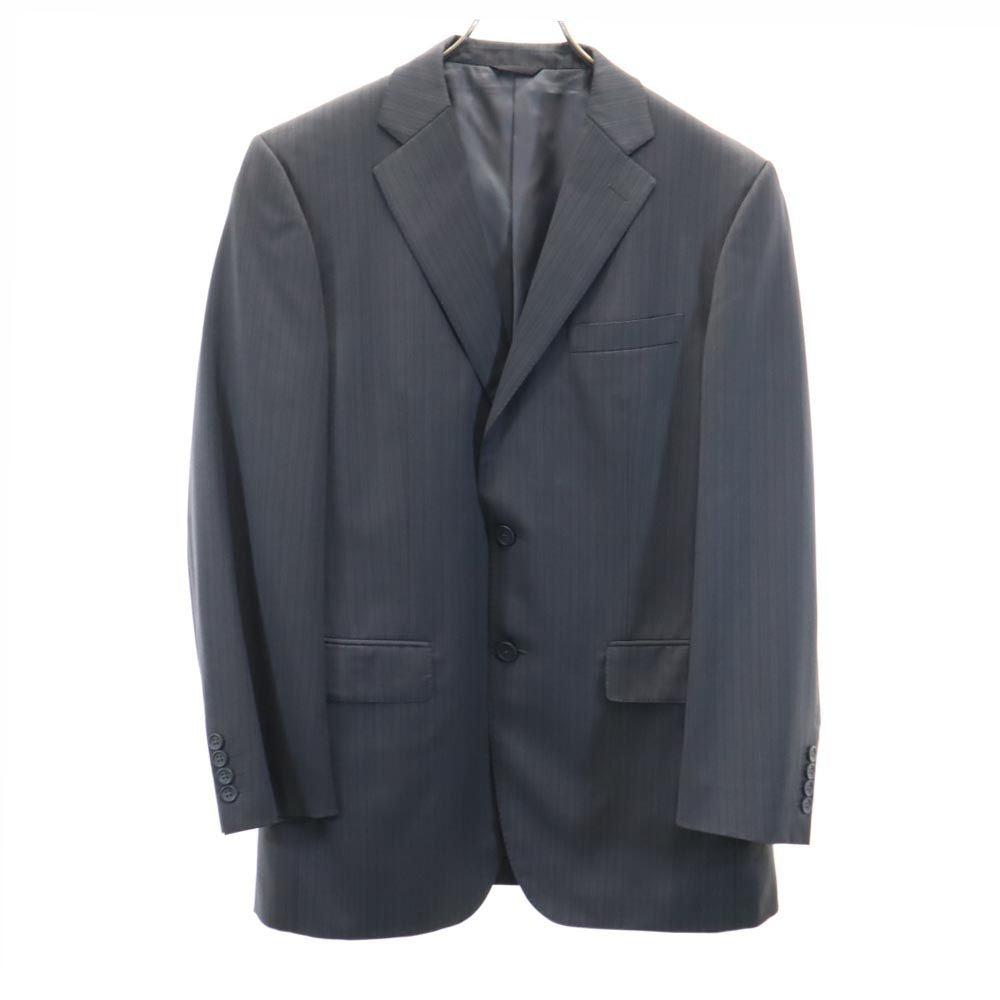 Durban ダーバン ストライプ柄 テーラードジャケット 98AB6 グレー メンズ