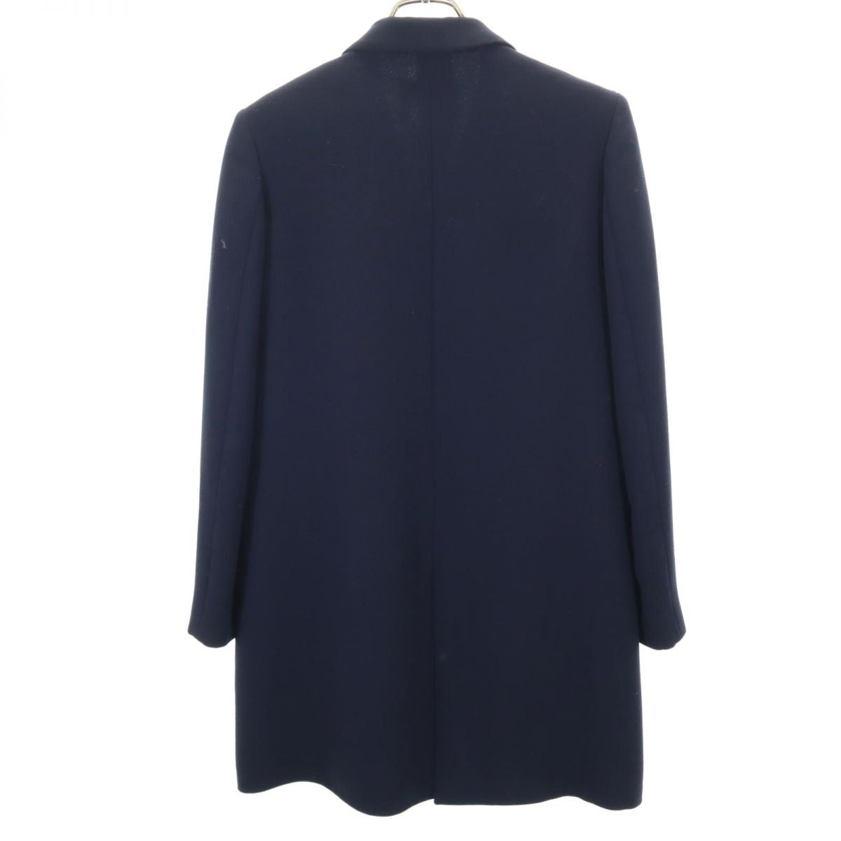 サルヴァトーレフェラガモ イタリア製 ウールコート US 6 ネイビー Salvatore Ferragamo レディース