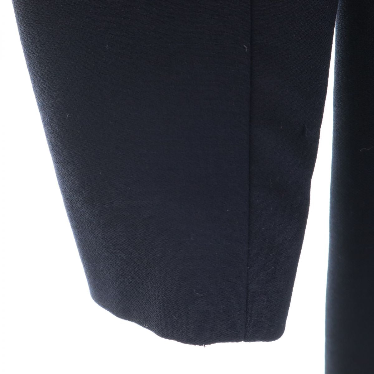 Salvatore Ferragamo サルヴァトーレフェラガモ イタリア製 ウールコート US 6 ネイビー レディース