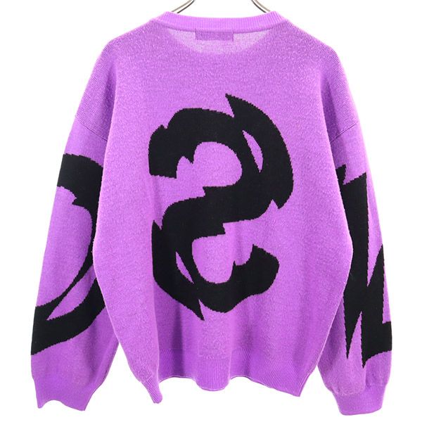 LABRAT ラブラット 長袖 セーター S パープル ニット メンズ