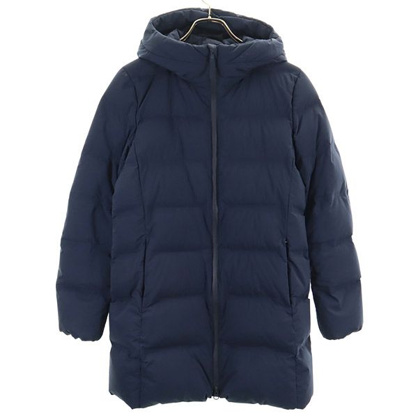 UNIQLO ユニクロ シームレス ダウンコート S ネイビー レディース