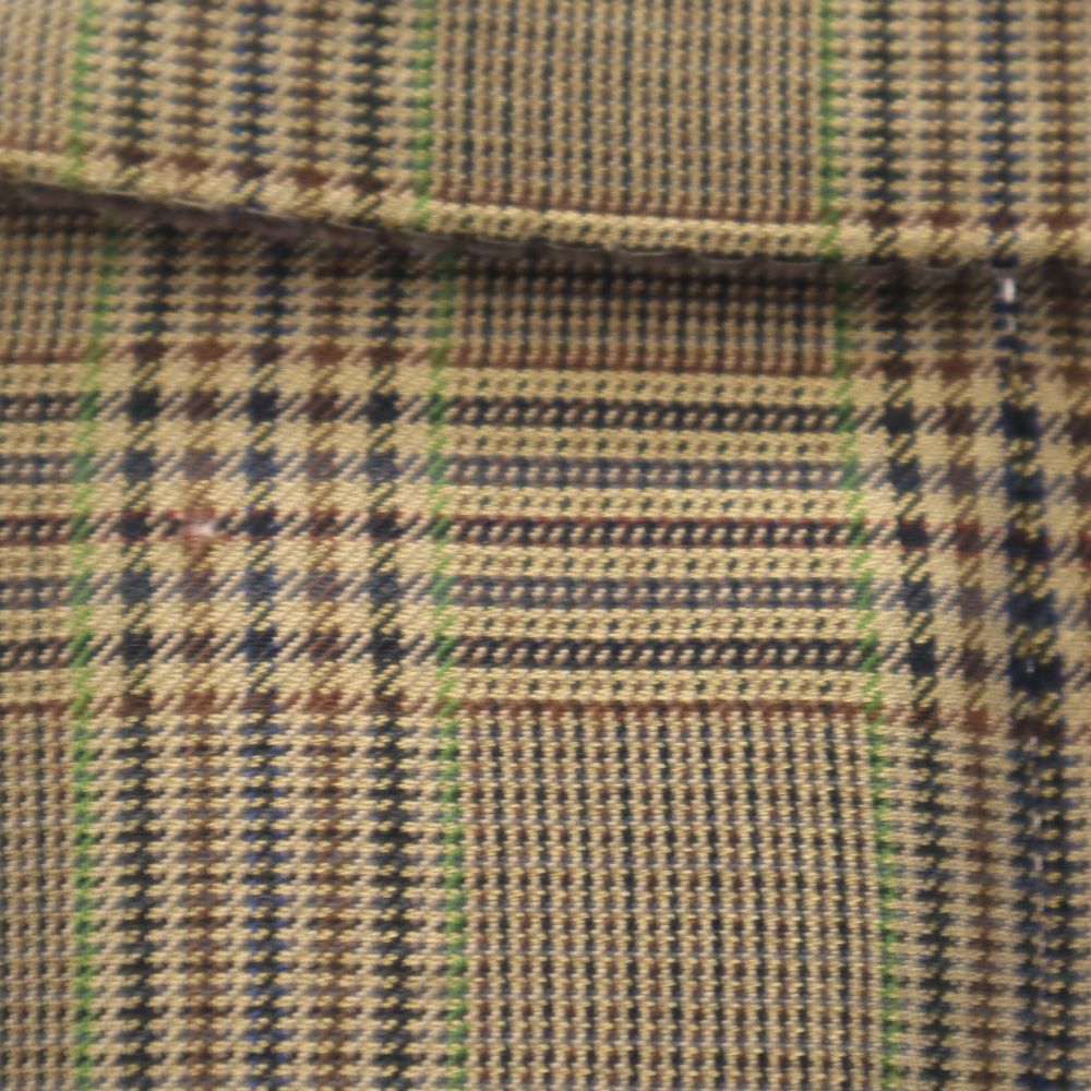 BURBERRY バーバリー チェック柄 テーラードジャケット 52L ブラウン系 LONDON メンズ