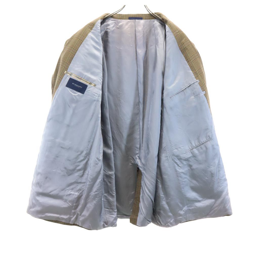 BURBERRY バーバリー チェック柄 テーラードジャケット 52L ブラウン系 LONDON メンズ