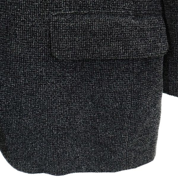 BURBERRY バーバリー 三陽商会 日本製 ウールブレンド テーラードジャケット S ブラック系 メンズ