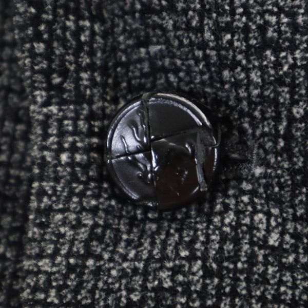 BURBERRY バーバリー 三陽商会 日本製 ウールブレンド テーラードジャケット S ブラック系 メンズ