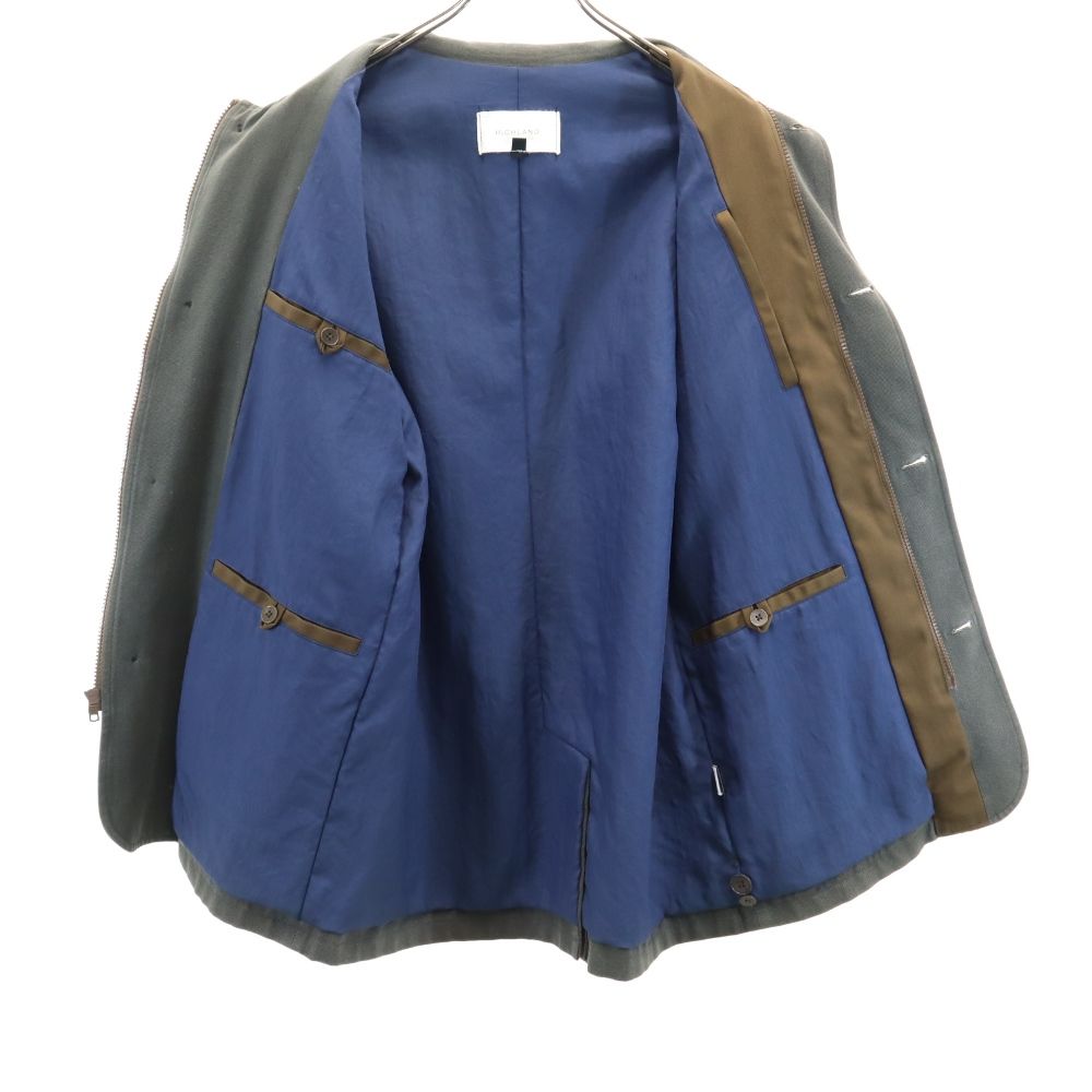 HIGHLAND20002000 ハイランド USA製 ジャケット L グレー系×ブラウン系 メンズ