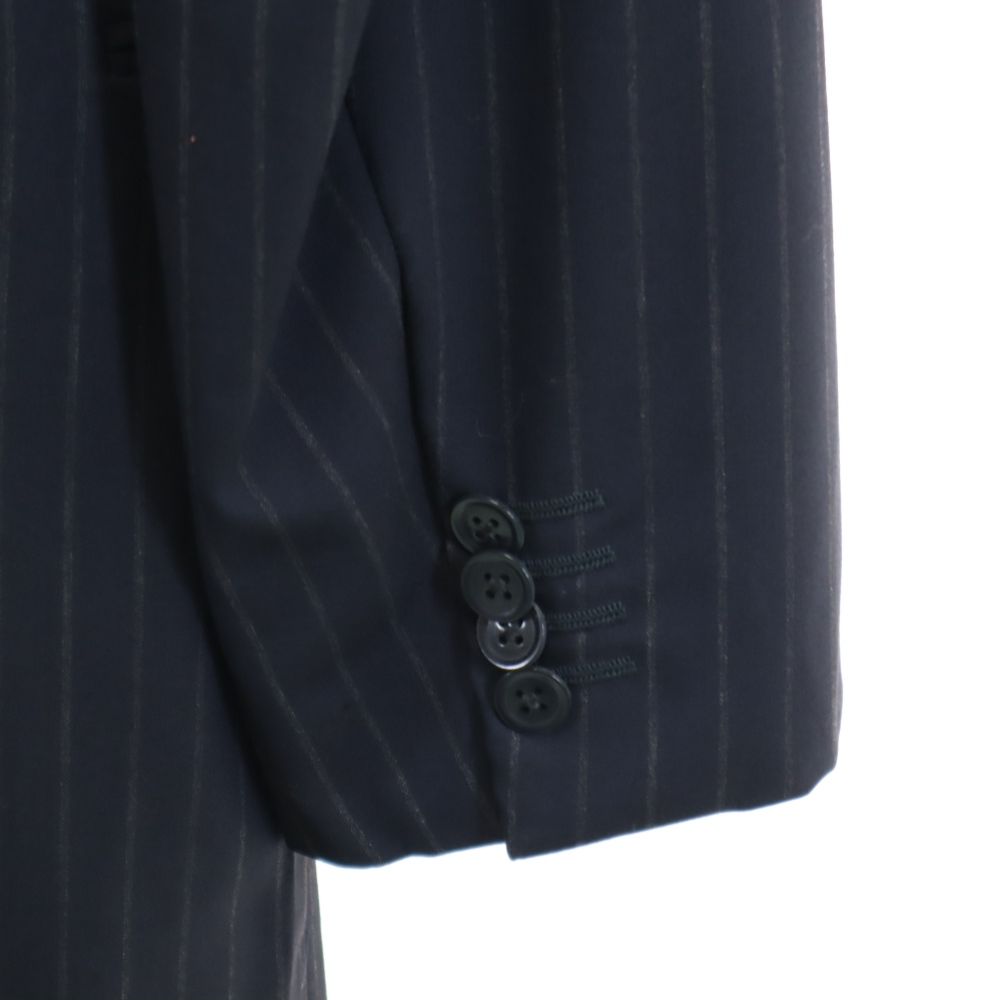 ARMANI アルマーニ ウール テーラードジャケット 42 ネイビー メンズ