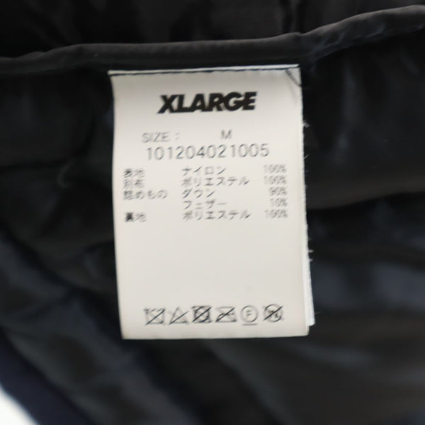 エクストララージ バイカラー ダウンジャケット M ネイビー系 XLARGE メンズ