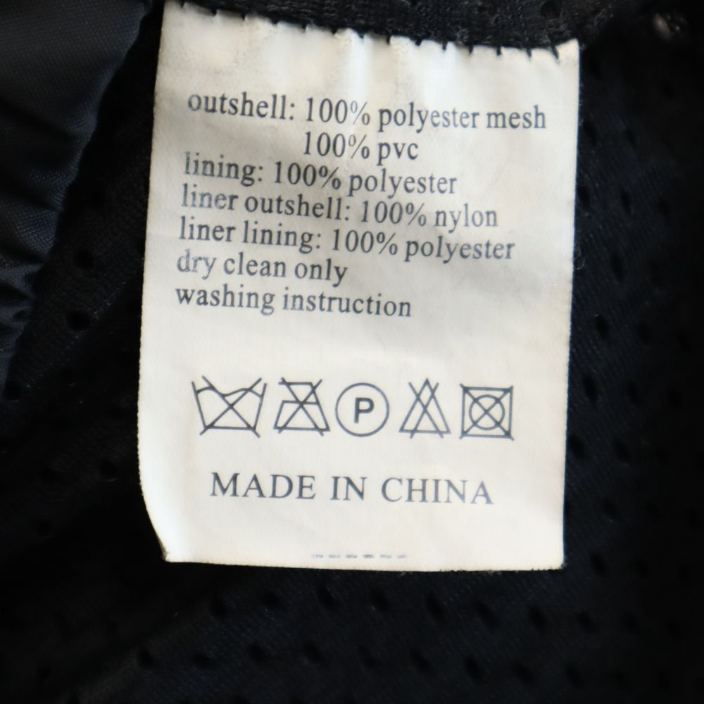 BATES ベイツ バイク ライナー付き 2way メッシュ ジャケット XXL ブラック系 ビッグサイズ プロテクター付き 半袖 メンズ