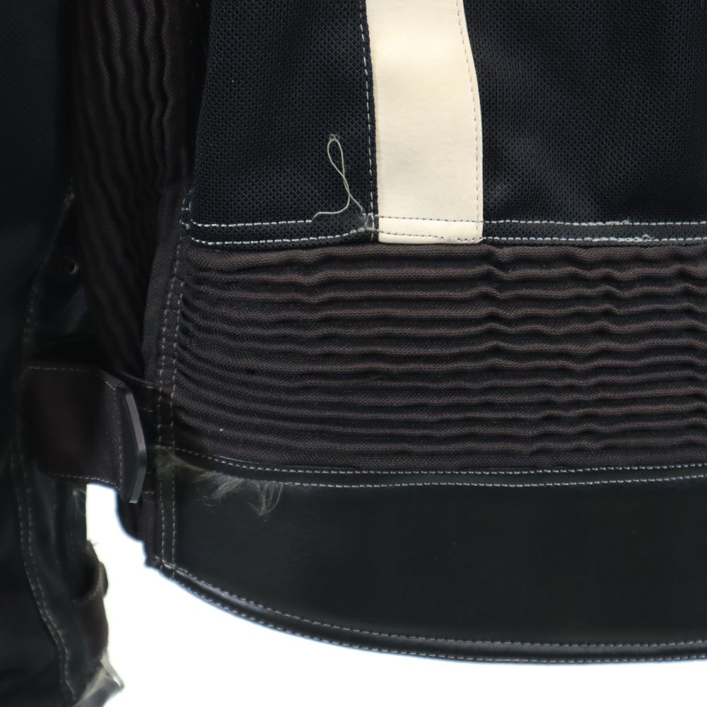 BATES ベイツ バイク ライナー付き 2way メッシュ ジャケット XXL ブラック系 ビッグサイズ プロテクター付き 半袖 メンズ