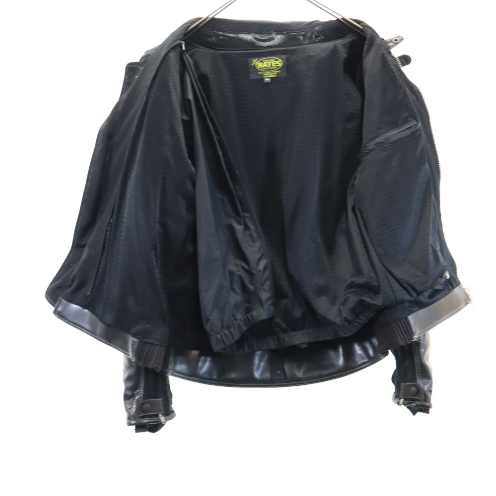BATES ベイツ バイク ライナー付き 2way メッシュ ジャケット XXL ブラック系 ビッグサイズ プロテクター付き 半袖 メンズ