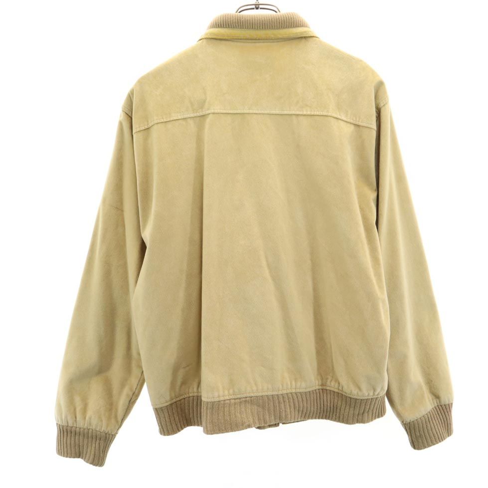 PROGRESS ジャパンヴィンテージ スウェード ジップジャケット LL ベージュ系 メンズ