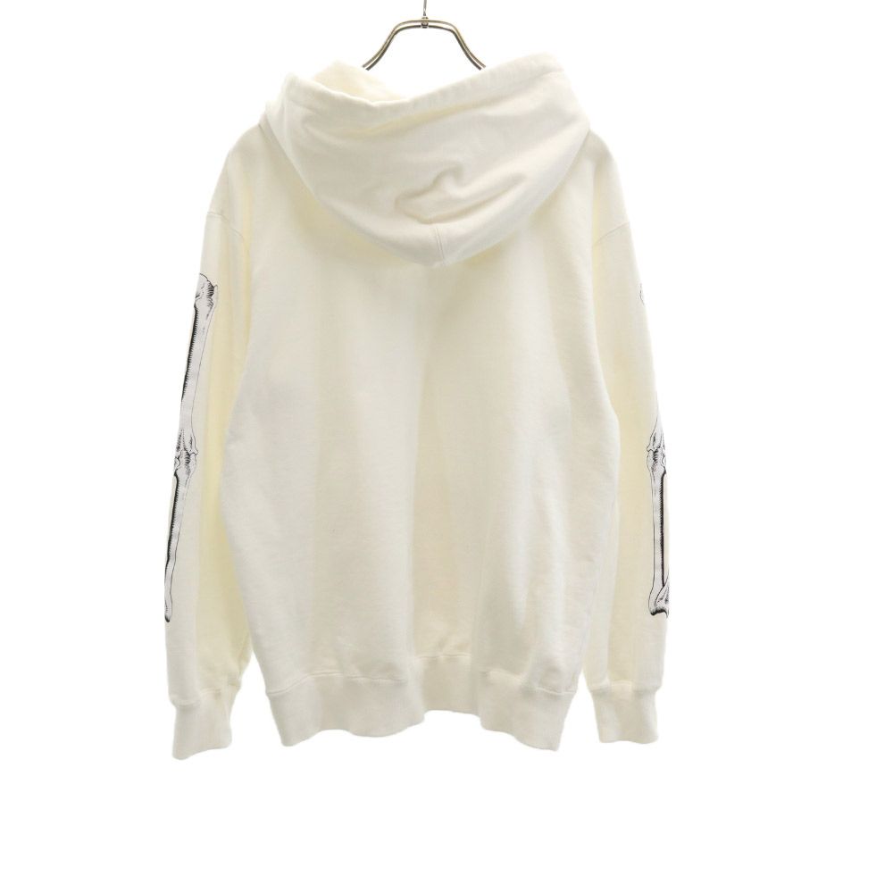 XLARGE エクストララージ 長袖 パーカー M ホワイト スウェット メンズ