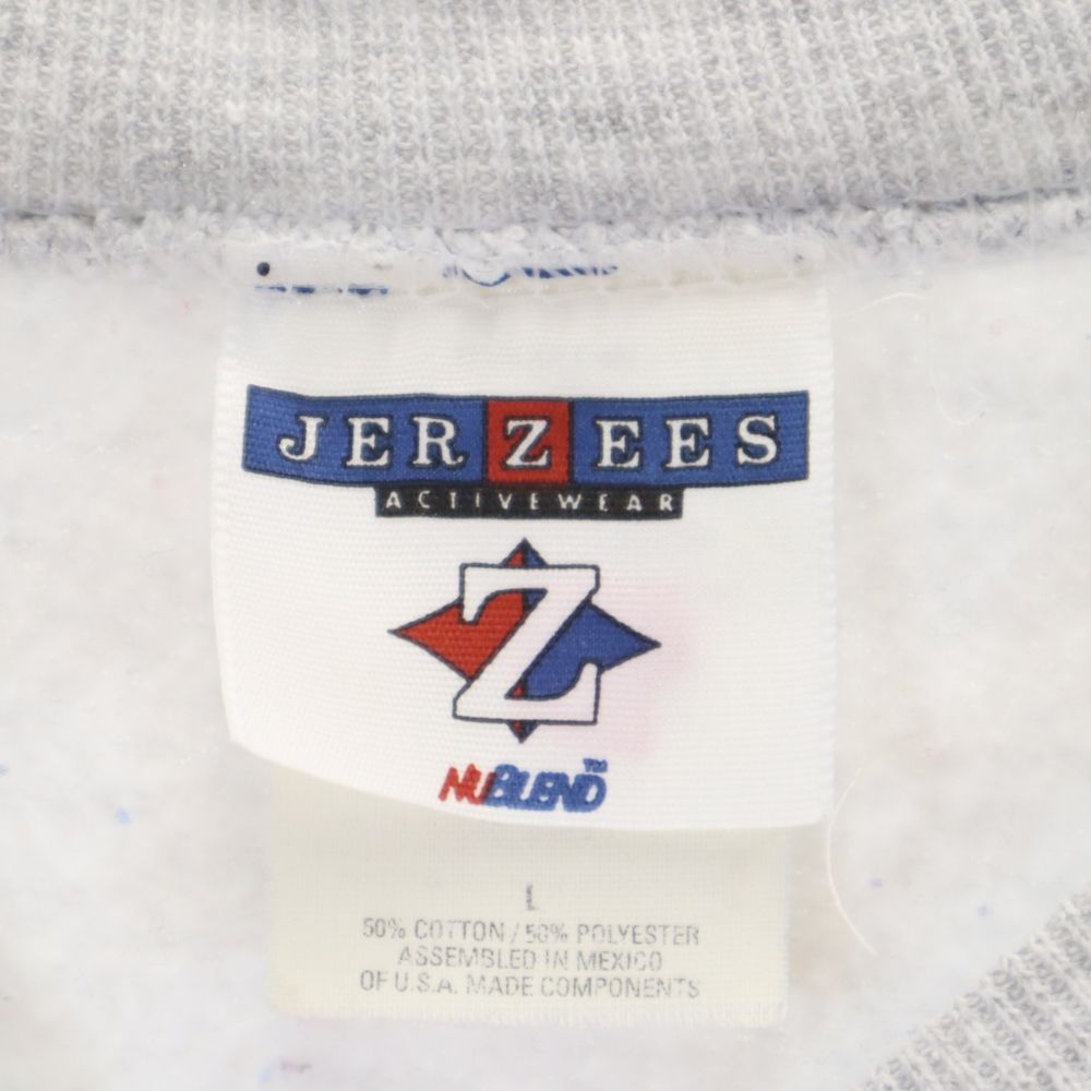 JERZEES ジャージーズ 長袖 トレーナー L グレー系 スウェット 裏起毛 メンズ