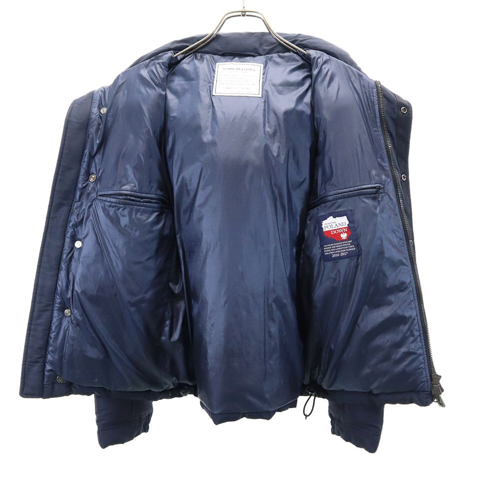 ナノユニバース 西川ダウン 長袖 ダウンジャケット S ネイビー系 nano universe nishikawa DOWN メンズ