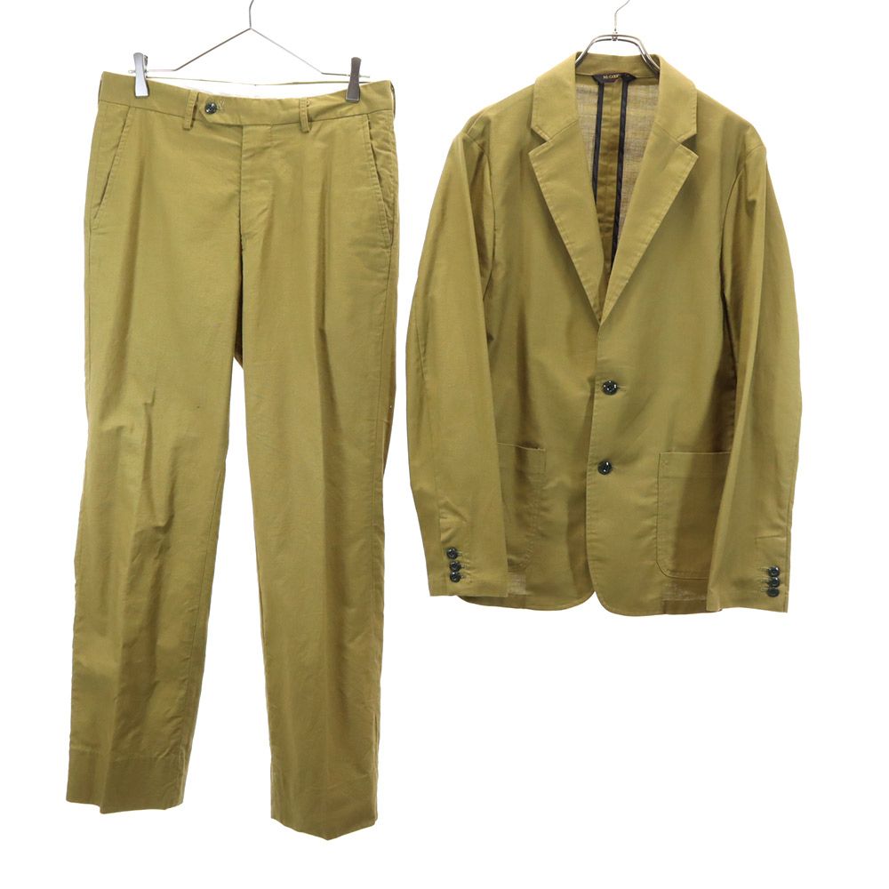 Mr.GOODMAN&PARTNERS ミスターグッドマン パートナーズ 日本製 スーツ 上下 セットアップ M ブラウン系 テーラードジャケット メンズ