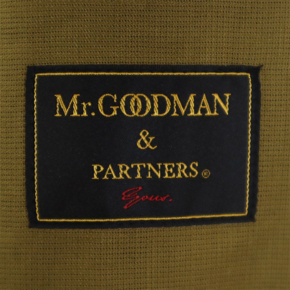 Mr.GOODMAN&PARTNERS ミスターグッドマン パートナーズ 日本製 スーツ 上下 セットアップ M ブラウン系 テーラードジャケット メンズ