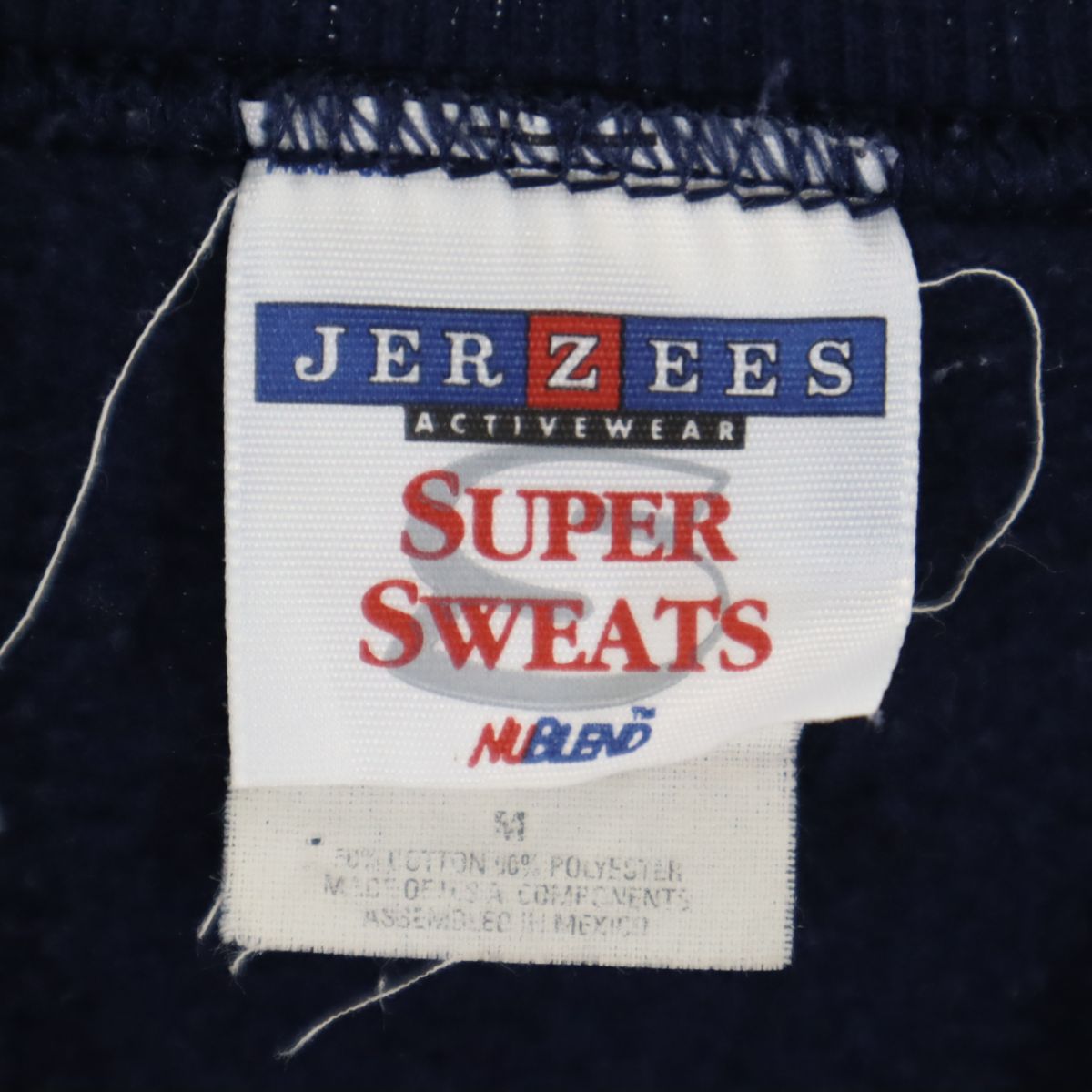 JERZEES ジャージーズ 長袖 トレーナー M ネイビー スウェット メンズ
