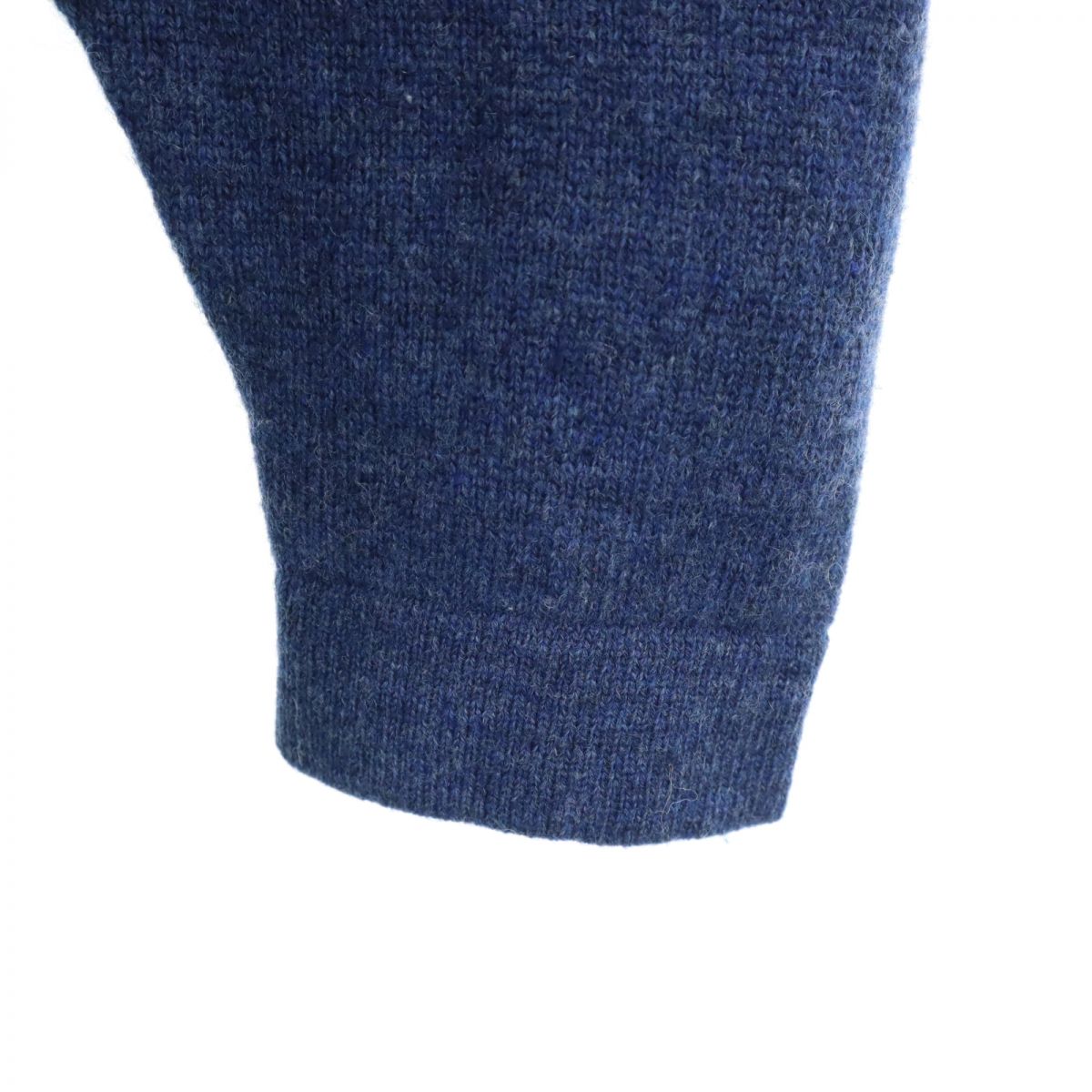 UNIQLO ユニクロ 長袖 ウール セーター ネイビー ニット メンズ