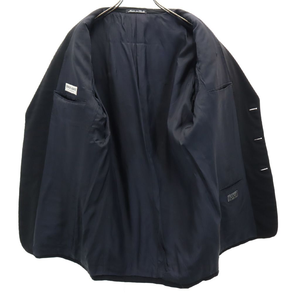 GIORGIOARMAN ジェルジオアルマーニ 90s 日本製 オールド テーラードジャケット 38.0R ブラック メンズ