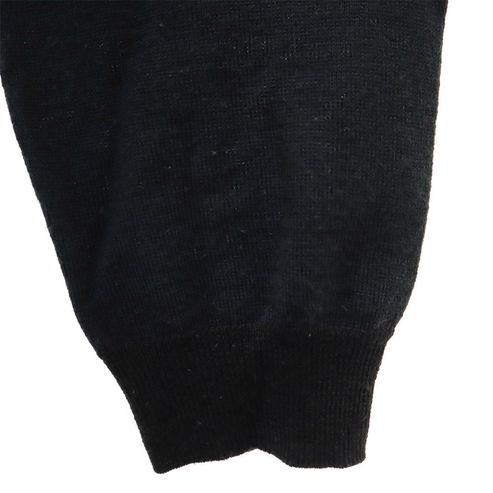 Calvin klein カルバンクライン ウールブレンド 長袖 セーター XL ブラック系 ニット メンズ