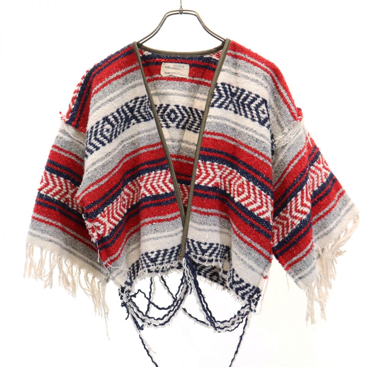 77circa ナナナナサーカ 日本製 7分袖 ニットジャケット レディース